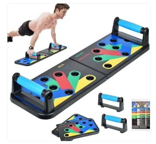 Tablero de Push Up Fitness 🏋️♂️ — Entrenamiento profesional y completo en casa 🔥